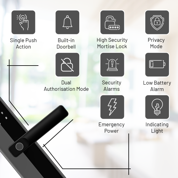 A2 ALPHA 10 Smart Lock - Image 3